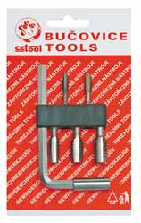 BIT 1 Soupravy závitořezných bitů Screwdriver-bits set Gewindebohrer-Bits - Satz Наборы метчиков M Norma / Standard / Norm / Норма kg axbxc code BIT 1 M3-M8 PN 8/3016 BIT 1 M3-M10 PN 8/3016 BIT 1