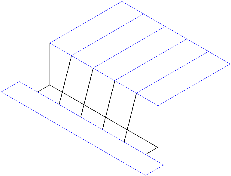 Tvorba konstrukce Cvičení: Použití triády Přehled Toto cvičení vás provede postupem vytvoření segmentů 3D čar pomocí nástroje triáda.