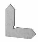 FR-F-BRACKET Stabilizační úhelník Corner bracket 41.5 41.5 R2 41.