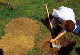 Propustnost půdy Jak hospodařit s dešťovou vodou na soukromém pozemku Vsakovací zkouška 1. Nejdříve si vykolíkujte plochu o rozloze 50 x 50 cm. Poté začněte kopat.