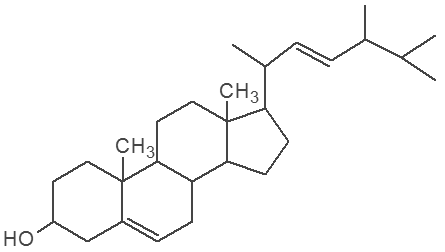 Podílí se na syntéze jiných steroidních sloučenin. Jeho zdrojem je například žloutek. a) Volný stavba biomembrán, umožňuje jejich polopropustnost.