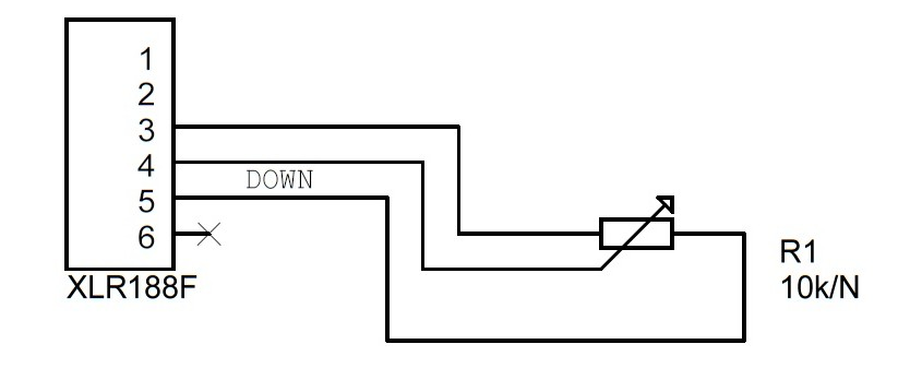 Schémata zapojení / Schema / Schaltplan / Schemat podłączenia Dálkové ovládání na MMA strojích / Remote control on MMA machines / Zdalne sterowanie w urządzeniach MMA 3 4 5 10 kω potenciometr /