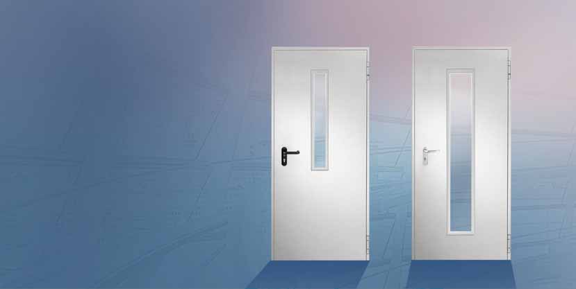 dveří a vnitřních dveří Teckentrup zahrnuje široké spektrum jedno- a dvoukřídlých dveří z