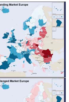 Změny v populaci v letech 2005 2050 scénáře Hlavním záměrem projektu bylo zanalyzovat účinky demografických migračních toků na evropské regiony a města a prozkoumat dopady na regionální