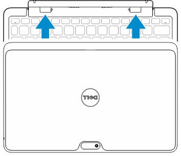 2. Rozevřete tablet a stiskněte tlačítko napájení.