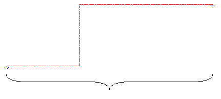 96 SPIRIT 11 nové funkce F3 Def Linie (Řez/Pohled) Definice jednoduchých nebo zalomených linií řezu Tato volba umožňuje zadání polygonální linie řezu. 1. Levým tlačítkem myši zadejte první bod linie řezu.
