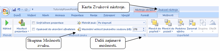 Omezení v přehrání zvukových souborů. 8.3.