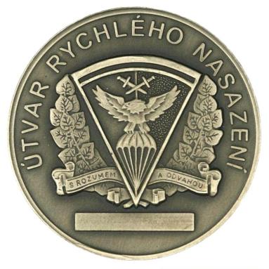 Byla realizována v roce 2009 a jedná se minci o průměru 40 mm, kdy z přední strany se vyobrazen znak útvaru, kdy kolem znaku se v horním půlkruhu nachází nápis ÚTVAR RYCHLÉHO NASAZENÍ.