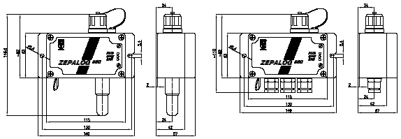 b) externí - připojení do svorkovnice: DC 24V, tolerance nap.