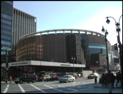 Návštěva Madison Square Garden.