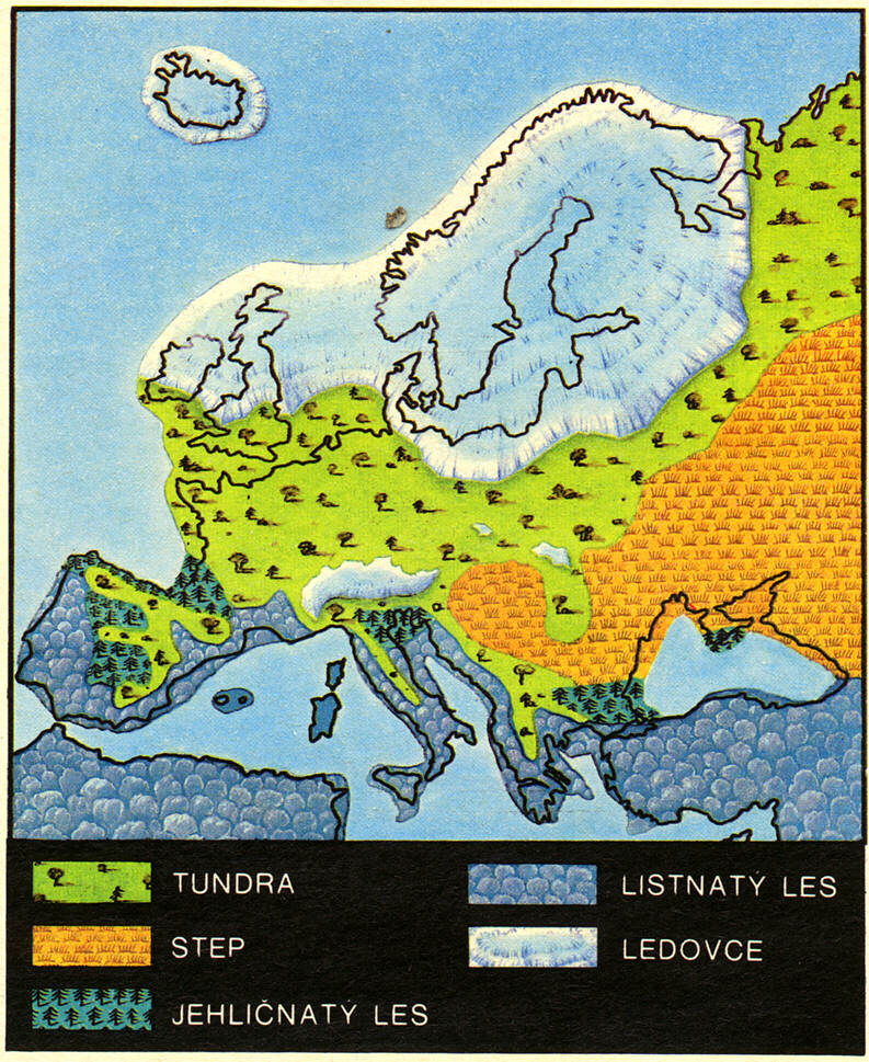 Glacigenní ledovcový sediment Glaciální projev