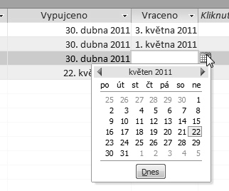 74 Práce s datovými typy 112 Vstupní maska pro ISBN Pokud bude chtít zadat vstupní masku pro kód ISBN, pak můžete použít tuto: ISBN 0-&&&&&&&&&-0.