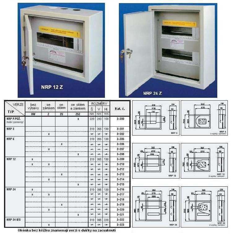 ROZVÁDĚČE NÍZKÉHO NAPĚTÍ Modulové na omítku - TYP NRP Uplatnění : Technické údaje : rozváděče nn pro vnitřní použití jsou určené jmenovitý stálý proud : ln 100 A v závislostí na vybavení pro rozvod,