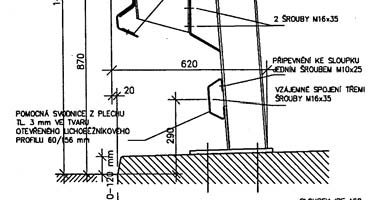 U jednostranných svodidel se vlastně jedná pouze o zábradelní svodidlo s horním madlem ve výšce cca 1,55 m nad