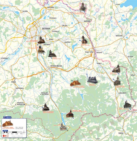 interiéru dominuje barokní hlavní oltář z roku 1746 s bohatými řezbami a plastikami světců: Dominika, Františka Xaverského, Pavla a Petra.