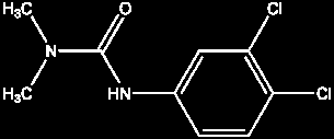 Diuron Mancozeb DBCP 3-(3,4-dichlorofenyl)-1,1- dimetylmočovina ethylenebis(dithio-)manganzinkový komplex 1,2-dibromo-3-chloropropan Cekiuron, Crisuron, Dailon, DCMU, Di-on,