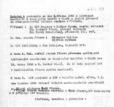 Úfiední orgány Akci K peãlivû pfiipravovaly. SOkA Pfierov ratury (OP) v Hranicích proveden soupis majetku (zaji tûní jmûní podle 283, odstavce 1 trestního fiádu).