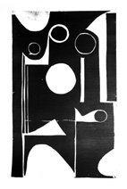 dřevořez na papíře, 1962 Cena: 6000  Dalibor