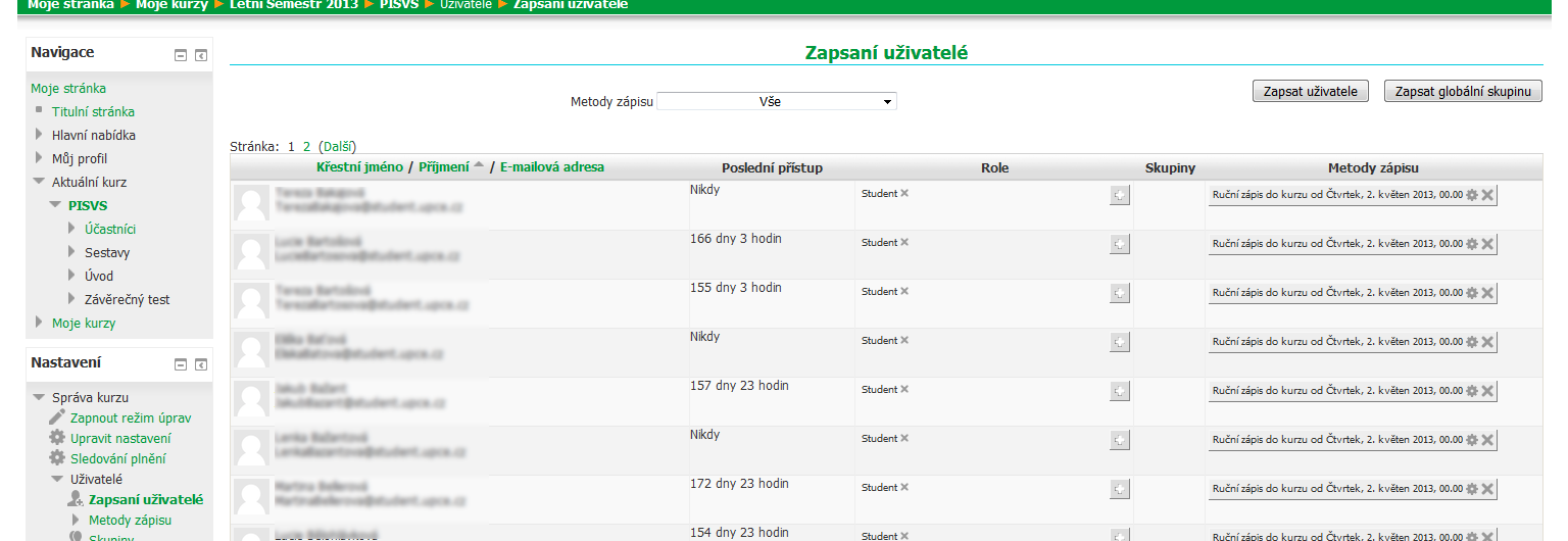 Pak stačí vyplnit popis a vložit obrázek. Při vkládání je vhodné upravit velikost obrázku.