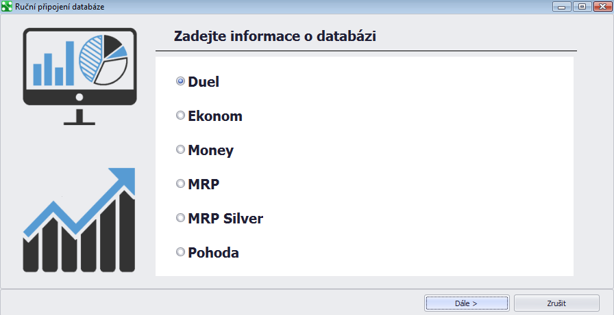 Nemusíte se obávat všechna vaše data zůstanou nedotčená a nezměněná! Program NEO BI už bude pracovat jen se svojí vlastní databází. Po skončení přepočtu program ihned vyplní základní přehledy.