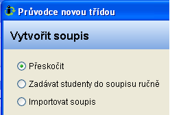 6. Klikněte na tlačítko Další pro pokračování. 7. Vyberte Typ(y) hlasovacího zařízení, které budete používat: Zvolte klikery které budou používány studenty v této třídě.