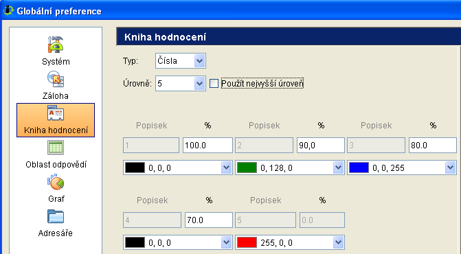 4. Nastavení Zálohy Response vytvoří kopii vaší databáze, nazývanou Záloha, pokaždé, když je tato databáze změněna.