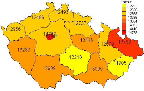 Zdroj: Kulatý stůl, Fakta o českém zdravotnictví Při předpokladu relativně stejné nemocnosti populace v rámci ČR (resp.