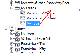 VAROVÁNÍ Akci odebrání prvku uživatelského rozhraní nelze vrátit zpět, proto buďte při odebírání prvků uživatelského rozhraní opatrní.