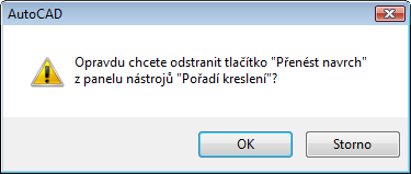 2 V editoru Upravit uživatelské rozhraní, na kartě Přizpůsobit, v podokně Uživatelské úpravy v <název souboru> kliknutím na znaménko plus (+) vedle uzlu stromu panelů nástrojů uzel rozbalte.