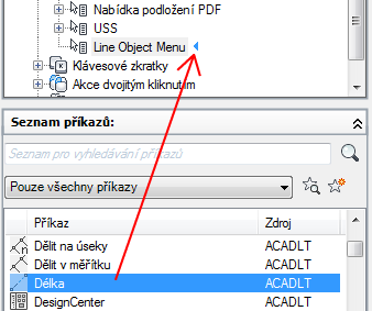 c Použijte jeden z následujících postupů: Přepište výchozí název Místní nabídka1 novým názvem. Klikněte pravým tlačítkem myši na položku Místní nabídka 1. Klikněte na příkaz Přejmenovat.