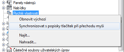 5 Klikněte na tlačítko Použít. Jak synchronizovat Rychlé vlastnosti s popisky při najetí myší 1 Klikněte na kartu Správa panel Přizpůsobení Uživatelské rozhraní.