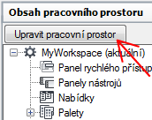 Do pole Řádky zadejte počet. Zadáním čísla uspořádejte tlačítka na panelu nástrojů tak, aby vytvořily požadovaný počet řádků, pokud je to možné. Výchozí hodnota je 0.