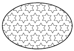 Následující obrázek ukazuje čtveratý vzor ve tvaru převráceného U (jeden řádek nahoře, jeden přes a jeden dole).