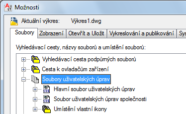 Jak nastavit původní obsah standardního souboru uživatelských úprav 1 Klikněte na kartu Správa panel Přizpůsobení Uživatelské rozhraní.