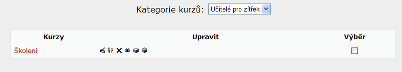 Moodle - Učitelé pro zítřek 11 Obrázek 12: Textový editor kurzu návěští slouží pro vytvoření odkazu na určitou část delší stránky v prvním kroku nadefinujeme návěští, ve druhém kroku nadefinujeme