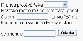 Pořadí zadaných položek je možné nechat automaticky promíchávat při každém spuštění testu. 41 Obr.