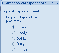 MS Word 2007 46 Postup : Ukol1 Vytvoříme tabulku s daty, které načtem do databáze, tabulku uložime - databáze.