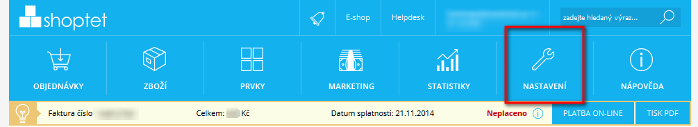 Shoptet Vlastníte-li e-shop u systému Shoptet, můžete jej nyní propojit s AffilBoxem tak, aby vám poskytoval maximum relevantních informací pro vás i pro vaše partnery. Jak na to: 1.