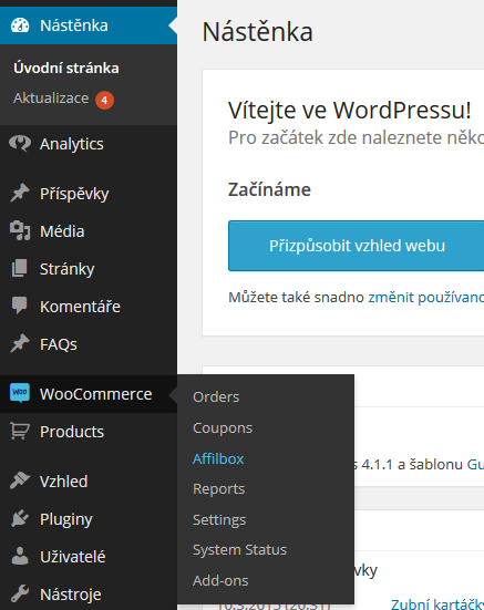 Po nahrání pluginu ve Wordpressu klikněte na možnost Aktivovat plugin. A nyní je před námi poslední krok - vložení kódů.