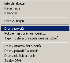 Provozní kalendář V Menu Special aktivujte volbu Kalendář Přednastavené pracovní dny a svátky v případě legislativních změn (S = svátek, P = pracovní den) si můžete opravit stiskem tlačítka Oprava.