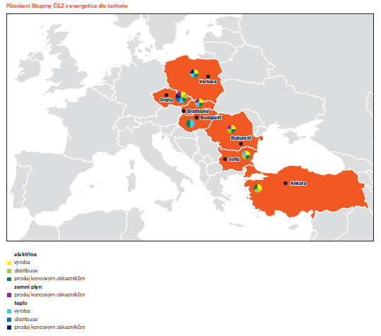 1. PŘEDSTAVENÍ SKUPINY ČEZ Skupina ČEZ je etablovaným integrovaným energetickým koncernem působícím v řadě zemí střední a jihovýchodní Evropy a Turecku s ústředím v České republice.