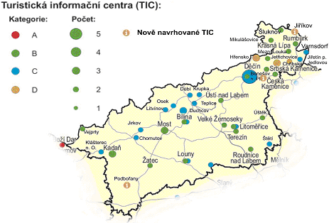 Tabulka 8: Turistická informační centra v regionu Českého Švýcarska TIC celoroční provoz víkendový provoz pozn.