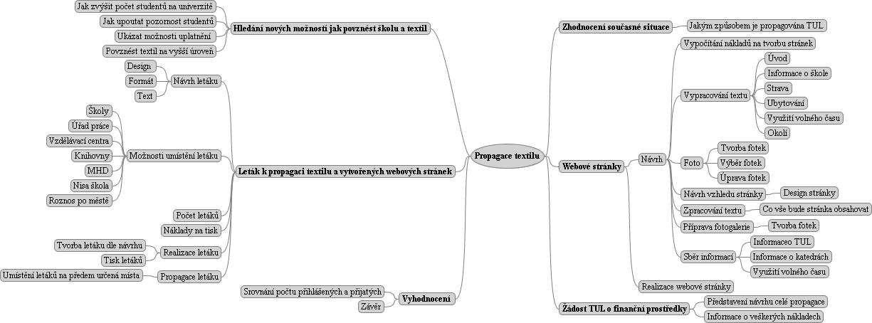 2.1 Myšlenková mapa