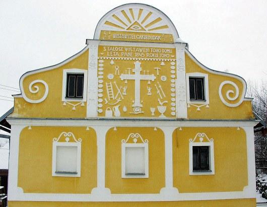 lidová architekturu jižních Čech Selské baroko je označení pro