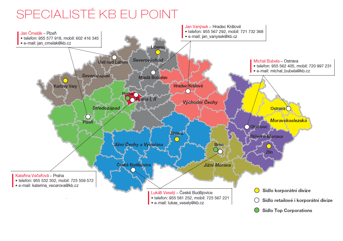 MAPA REGIONÁLNÍCH