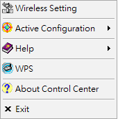 5. Konfigurování PCE-N53 pomocí služby Windows WZC Pokyny pro připojení PCE-N53 k bezdrátové síti pomocí služby Windows WZC: 1.