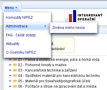 Verze: 2.2 Základní uživatelská příručka informační podpory správy Obr. 2-3: Změna hesla 2.