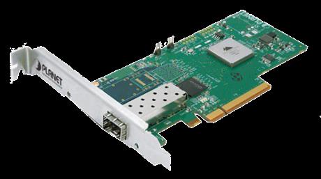 Planet ENW-9801 1x SFP+, PCIe 2.0 4x čipset Tehuti XtendLAN XL-ENW-9811 1x SFP+, PCIe 2.