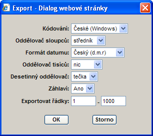 13. Export, tiskeditace skupin Tisk Klepnutím na tlačítko Tisk otevřete náhled tisku, ve kterém můžete upravit formátování tištěné tabulky.