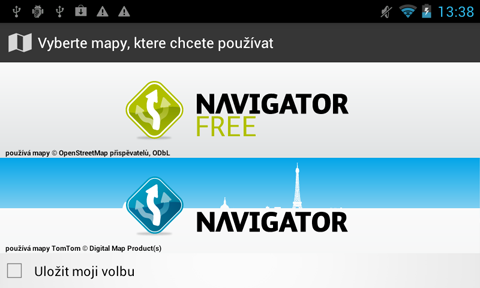 Instalace Navigátoru 2 6 Instalace Navigátoru Instalace je rozdělena na 2 části: program a mapová data. Jsou 2 typy map: 1) Mapy zdarma - mapy z Open Street Maps projektu.